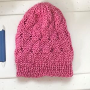 Bubblegum pink hat